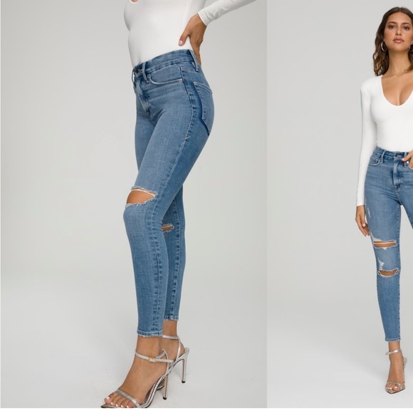 Good American Good Legs Crop Jeans - Picture 9 of 10